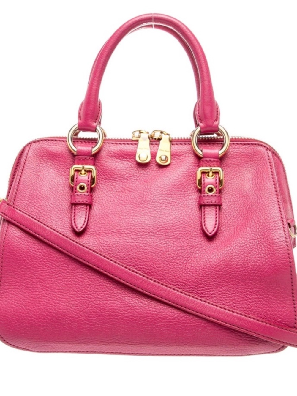Miu Miu leather Top Handle bag